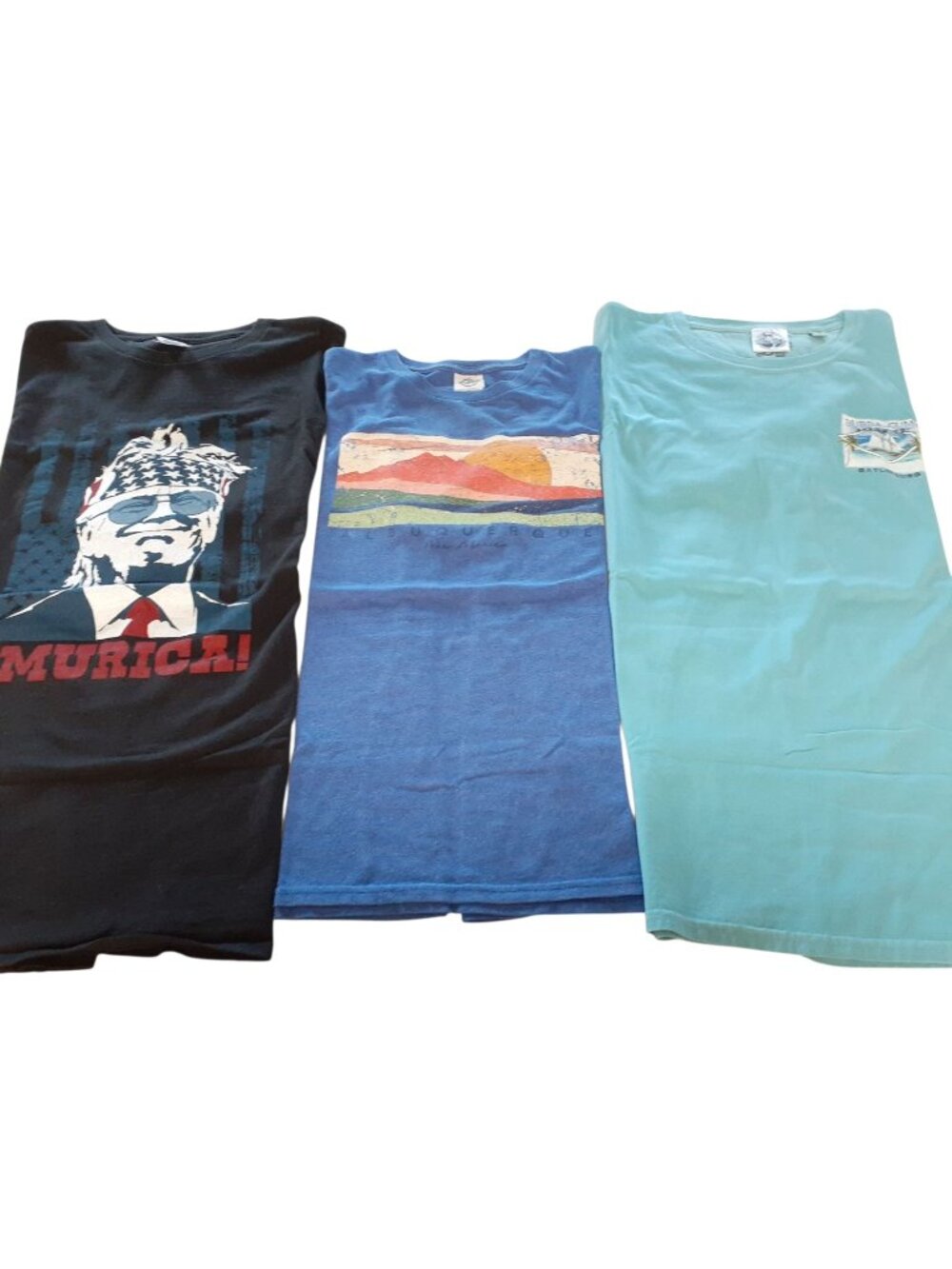 Bundle of 3 Men's Graphic T-Shirts Size XL, 3XL, L Very Good Condition